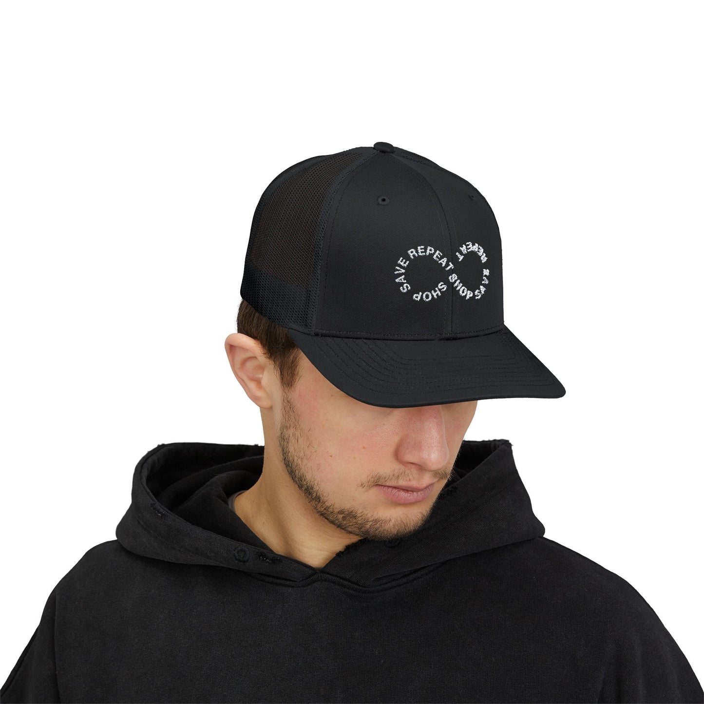 Shop Save Repeat Snapback Trucker Cap