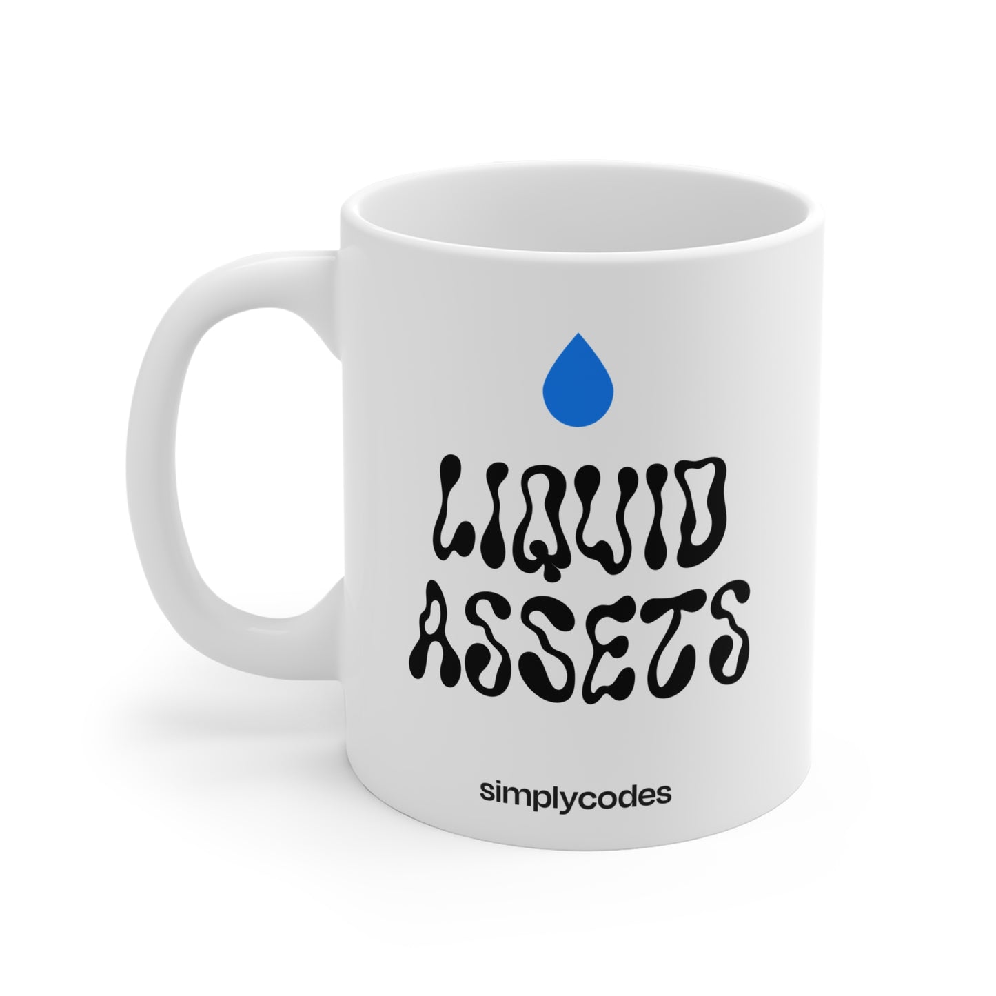 SimplyCodes Liquid Assets Ceramic Mug 11oz